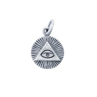 Sterling Silver, .925, All Seeing Eye Charm, SS614031