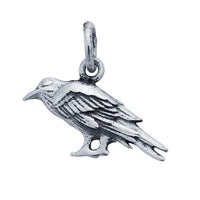 Sterling Silver, .925, Raven Charm, SS614918