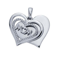 Sterling Silver, .925, I Love You Mom, Pendant, SS617365