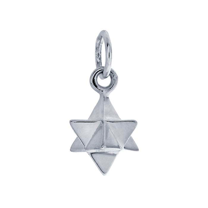 Sterling Silver, .925, Merkaba Charm, SS617595