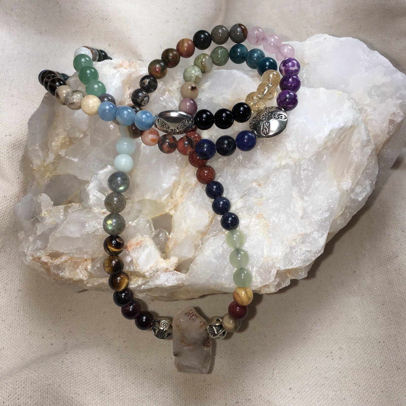 MALA Necklace with Phantom Guru Stone