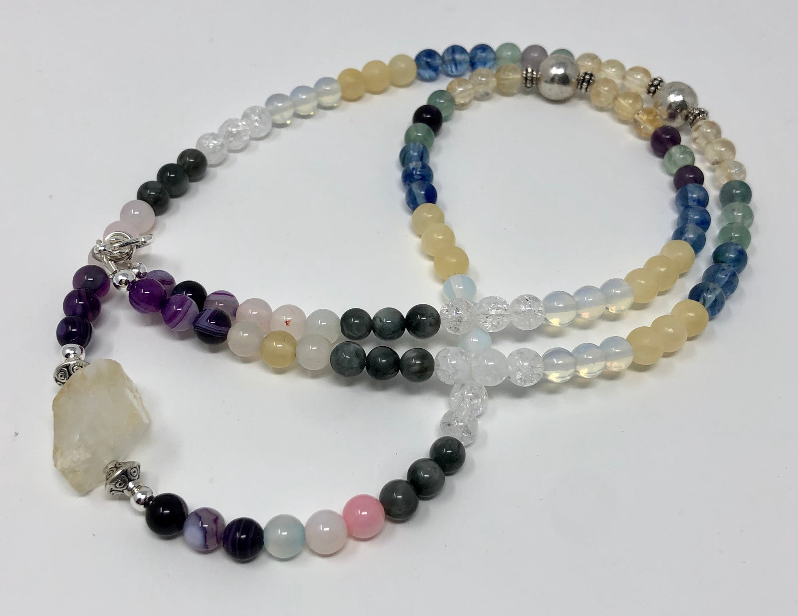 MALA NECKLACE, RAW CITRINE GURU