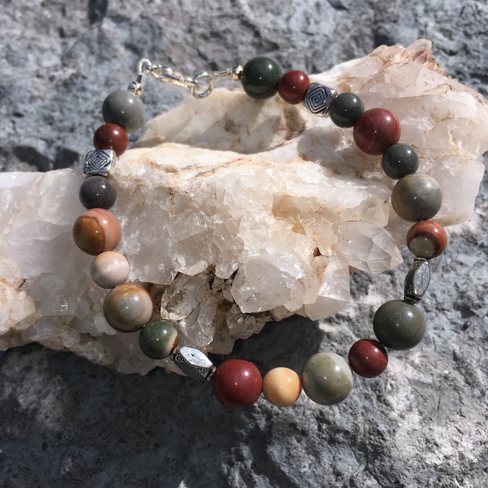 Polychrome Jasper Bracelet