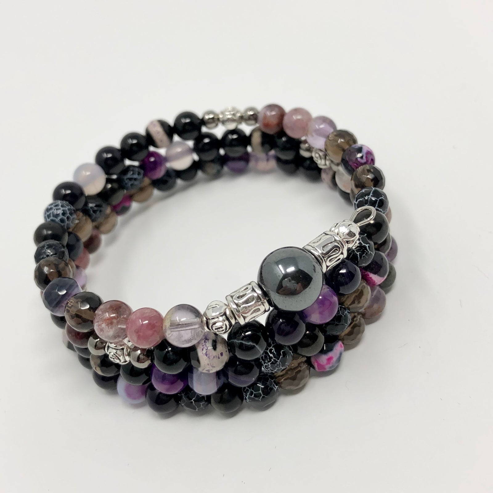 MALA BRACELET, HEMATITE GURU