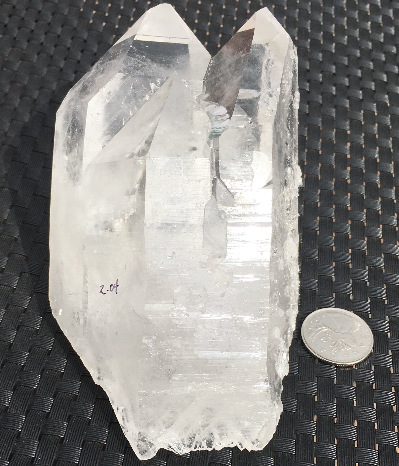 SOLD OUT Arkansas Clear Quartz Crystal, 2.04 lbs