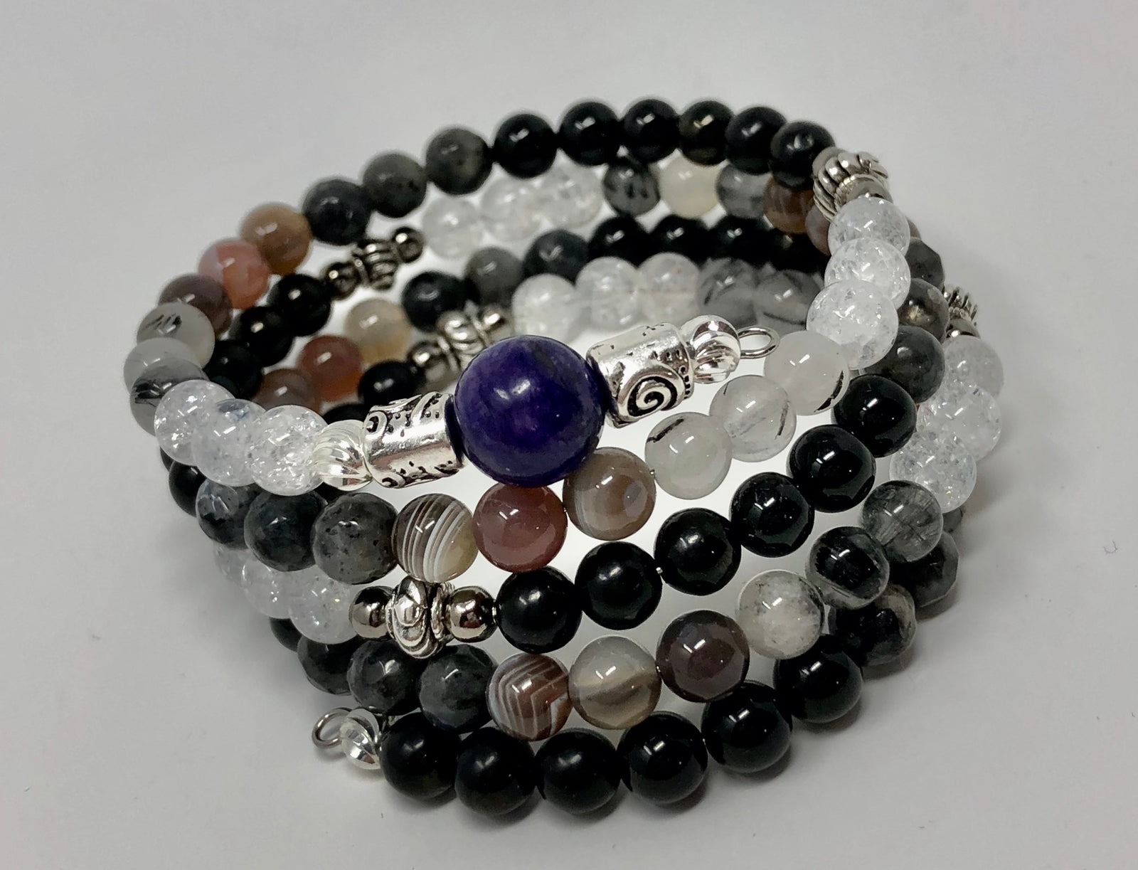 MALA BRACELET, CHAROITE GURU
