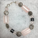 Rose Quartz and Hematite Bracelet