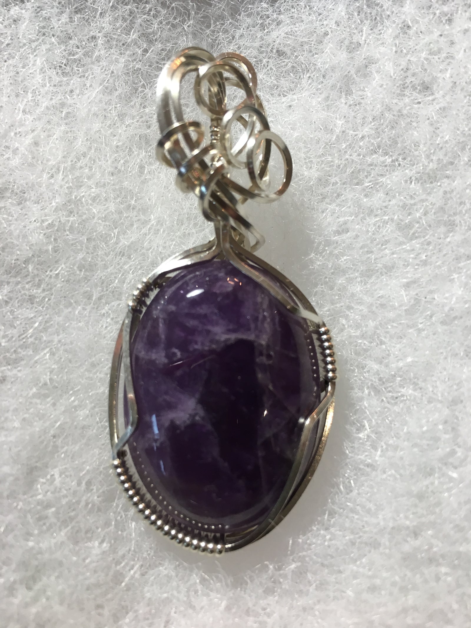 Amethyst Cabochon Pendant