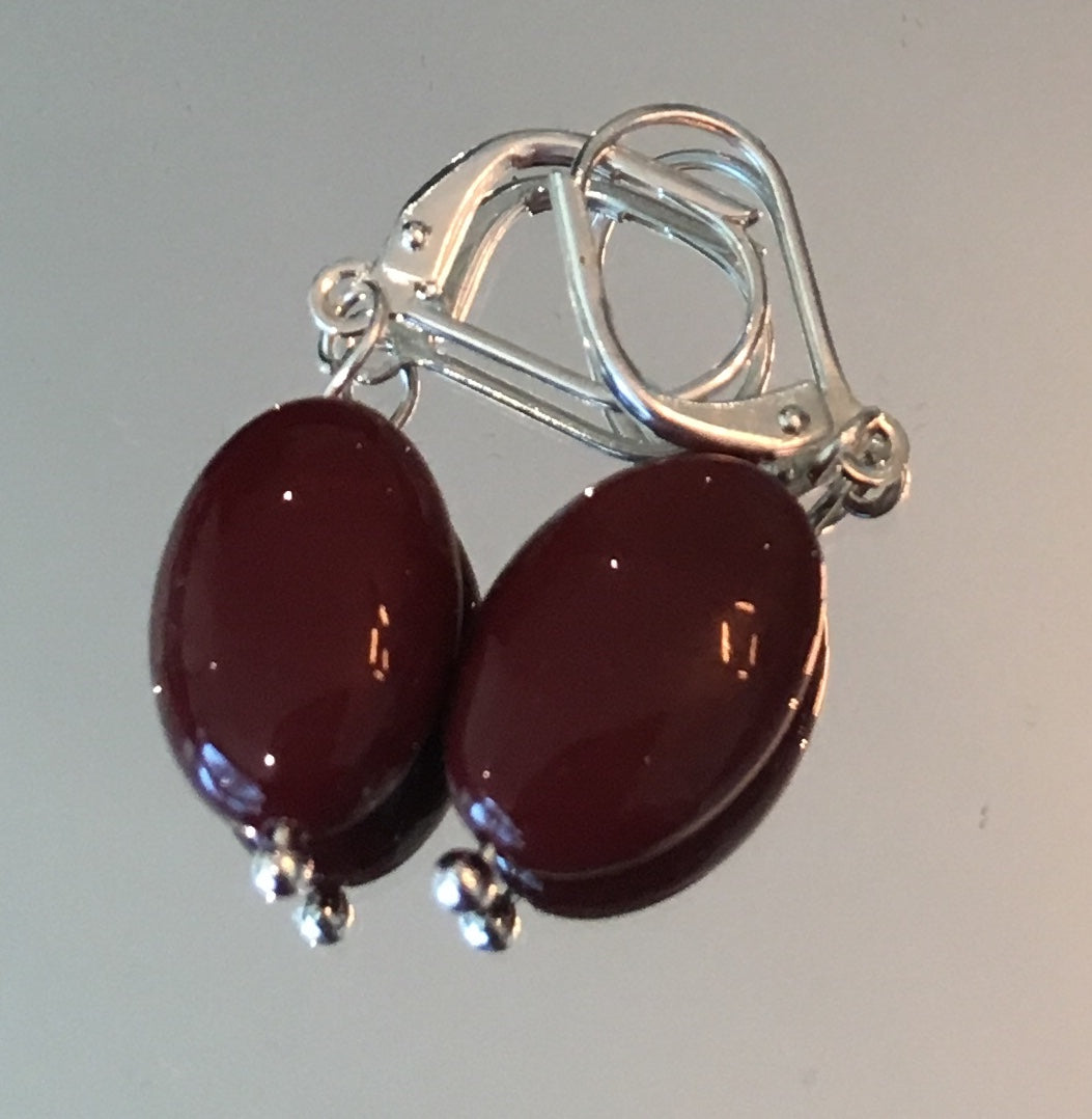 Mookaite Oval Earrings