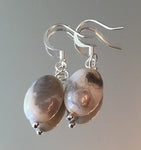 Crazy Lace Agate Oval Earrings